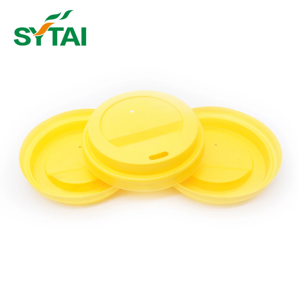 Disposable custom colorful plastic lid