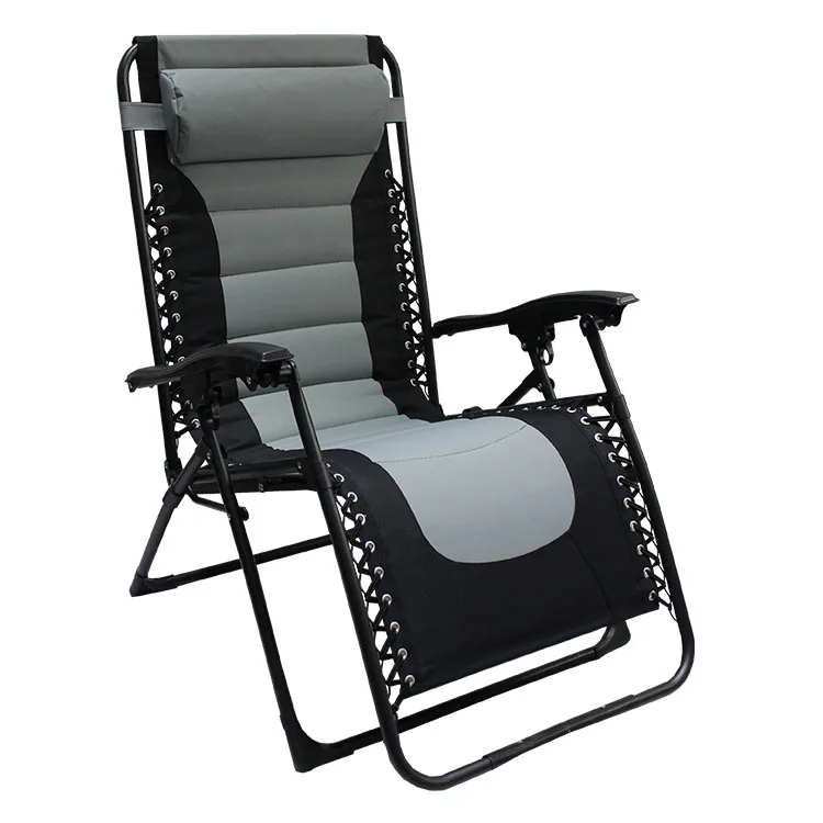 Outdoor Sun Patio Lounge Folding Beach Recliner Chair Zero Gravity Single Folding Sleeping Garden Lounge Chair