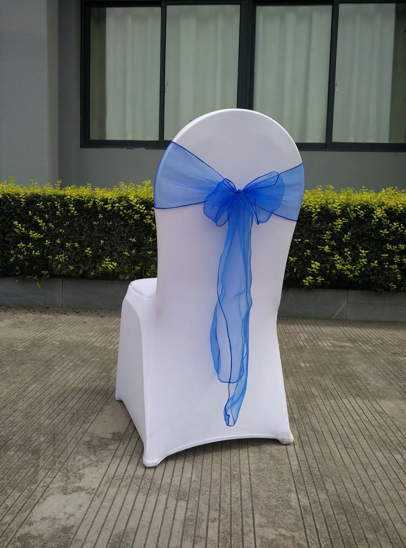 Sage Green Chiavari Chair with Lace for Wedding Graduation Made of Organza Fabric Elegant Wedding Decoration