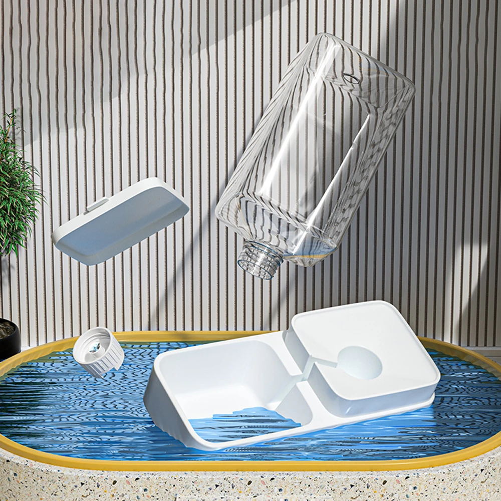 Hot sale eco friendly automatic pet feeder timing large capacity timed smart pet feeder for cat dog little pet