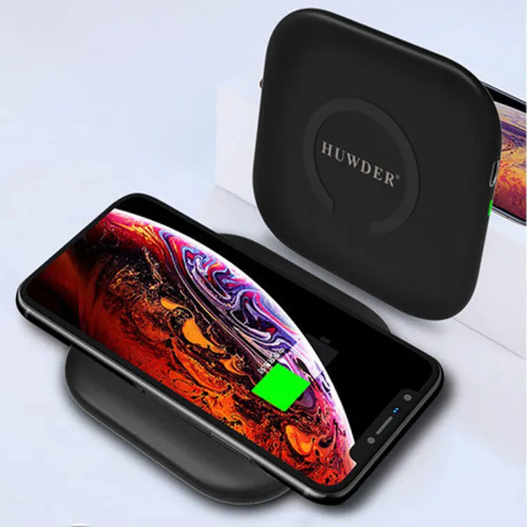 
 Лидер продаж на amazon, 10 Вт, портативное фантастическое Быстрое беспроводное зарядное устройство qi для беспроводных зарядных устройств iphone  