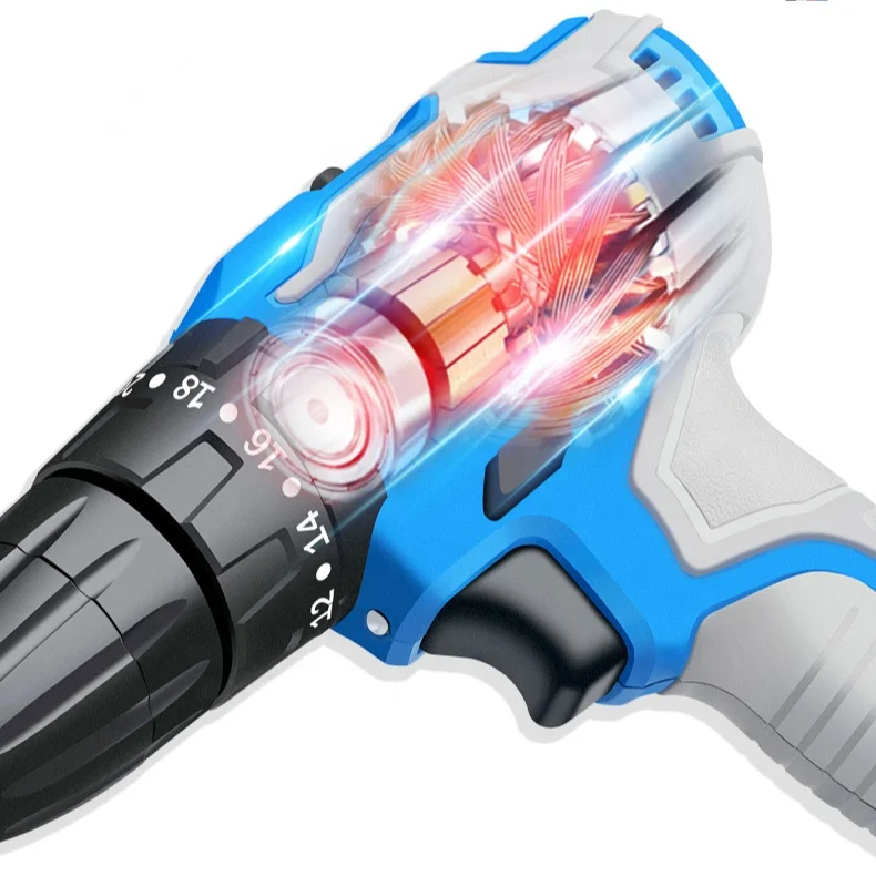 12V battery cordless power drill electric hand drill 10mm electric screwdriver wood dril