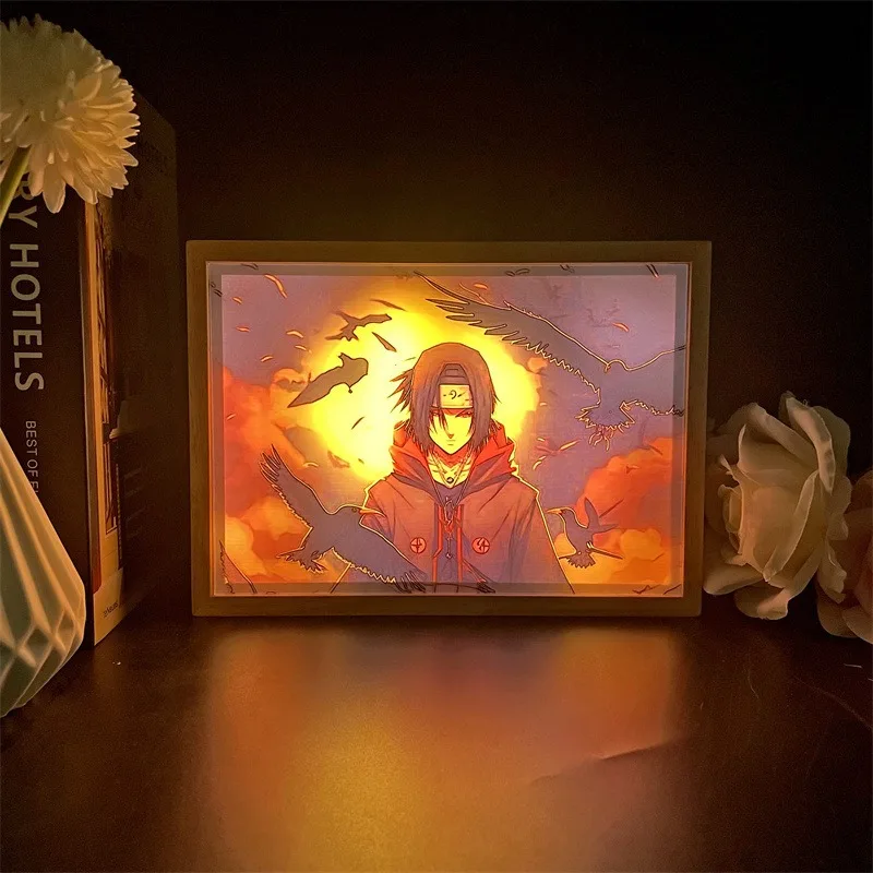 Light Painting Anime One Piece Dragon Ball Atmosphere Sunshine Three-Color Infinite Color Usb Night Light