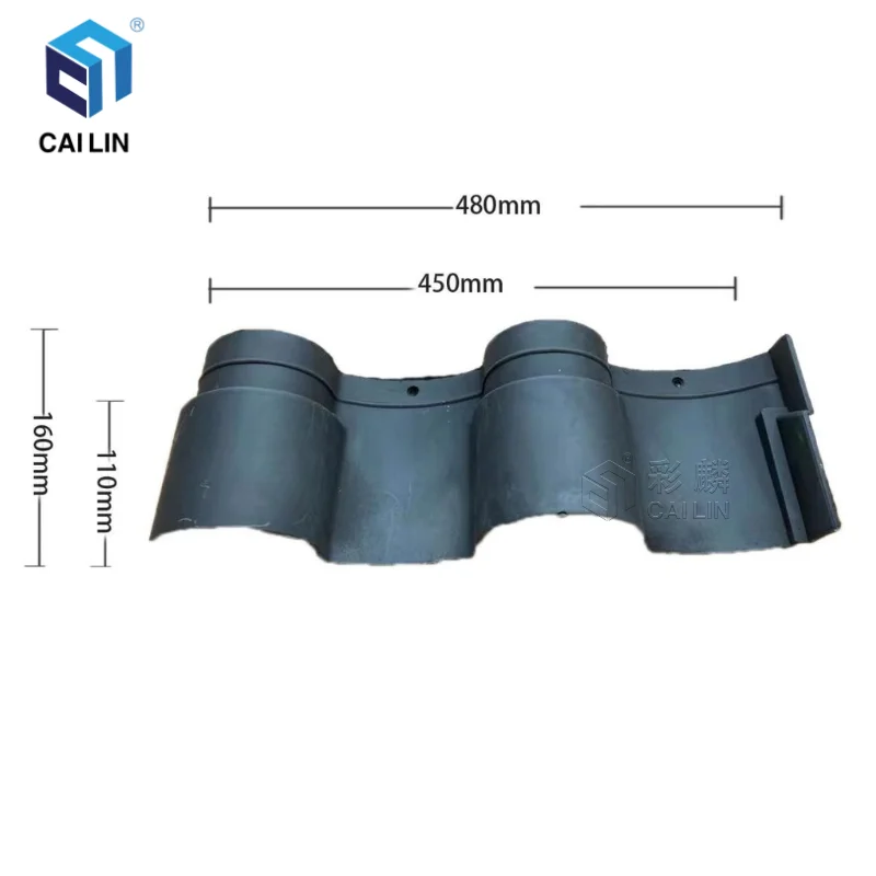 Japanese  Korean Hot Sale 50 Years Warranty High Polymer Pagoda Temple Asia China Ancient Antiqued Buildings Hotels Roofing