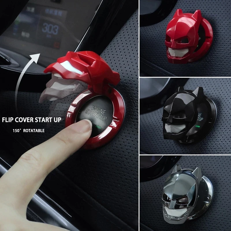 car one button start cover push start button decorative cover Interior Accessories