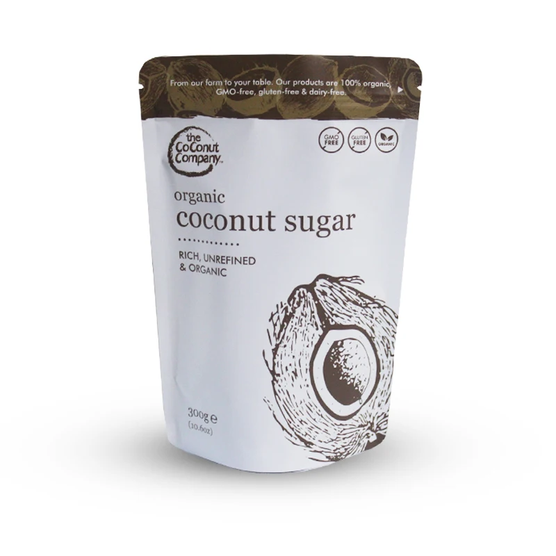 China Suppliers Laminated Aluminum Foil Food Grade Plastic Mylar Heat Sealed Stand Up Zipper Bags