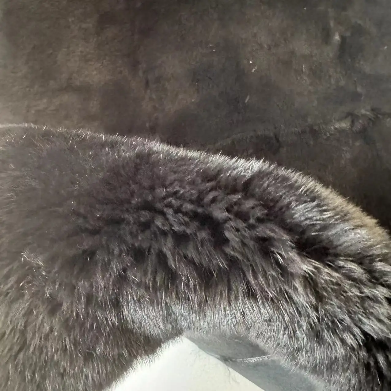 Factory dyed Chinchillar rabbit fur plate for coat Wholesale rex rabbit fur plate