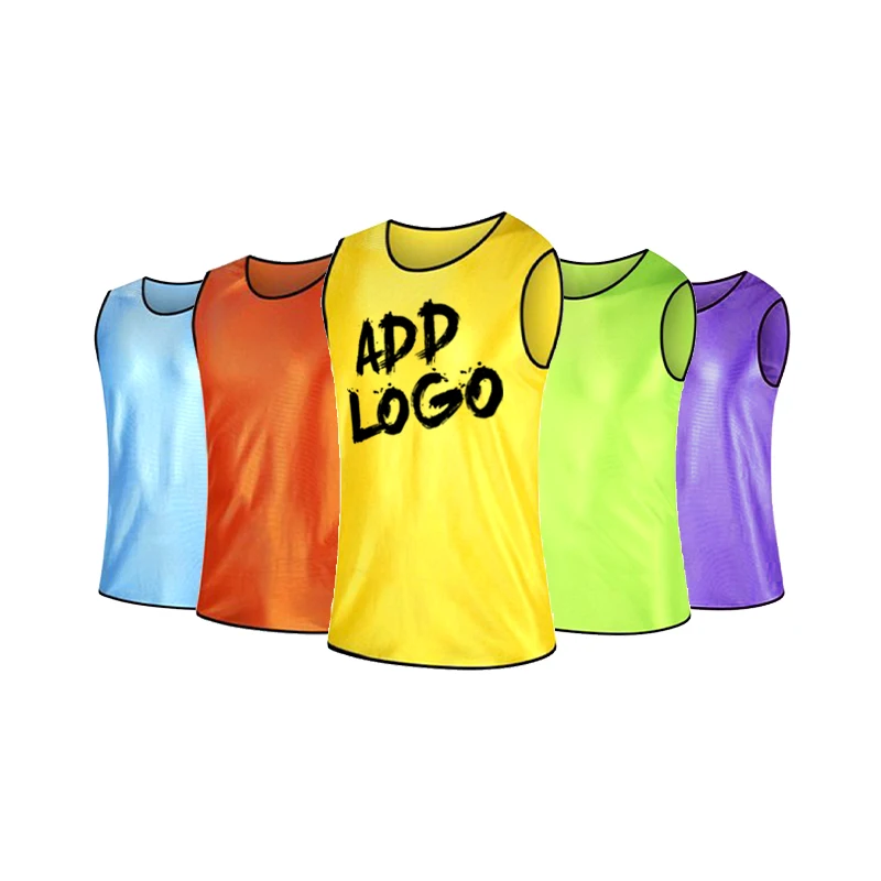Adults Soccer Pinnies Quick Drying Football Vest wholesale cheap 100%polyester sport bibs soccer training vest