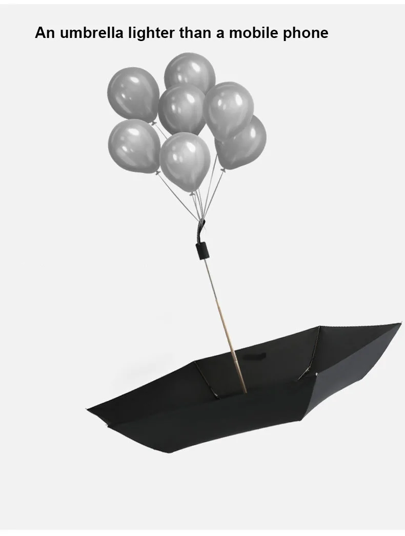 2024 Luxury Folder Umbrellas Windproof and Sun-Proof Promotional Gifts with 3-Folding Automatic Mechanism for Rain Storage