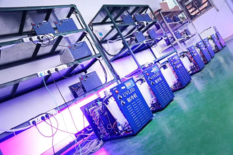 lamp ultraviolet  wavelength 365 nm to 395nm led light uv curing machine for uv screen printing