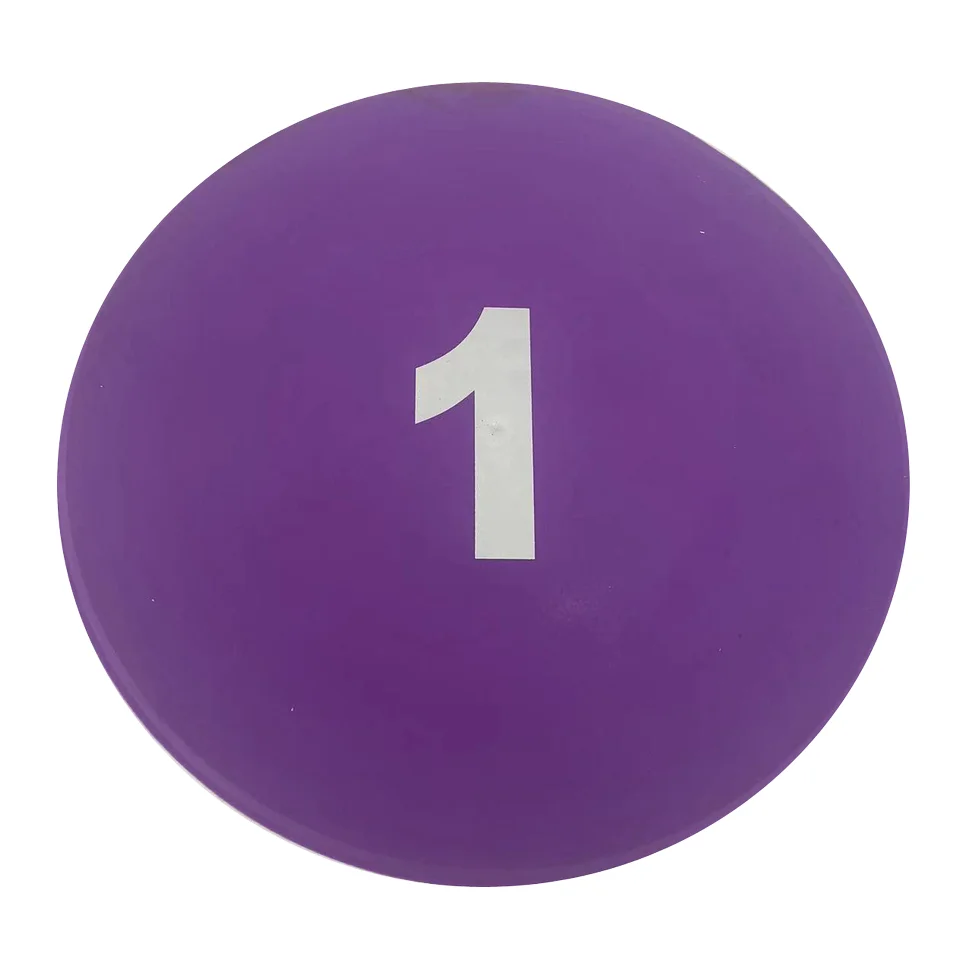 Flat Marker Sport Football Training Soccer Disc with hole Plastic Marker Durable And Soft Standard Size Flat Marker