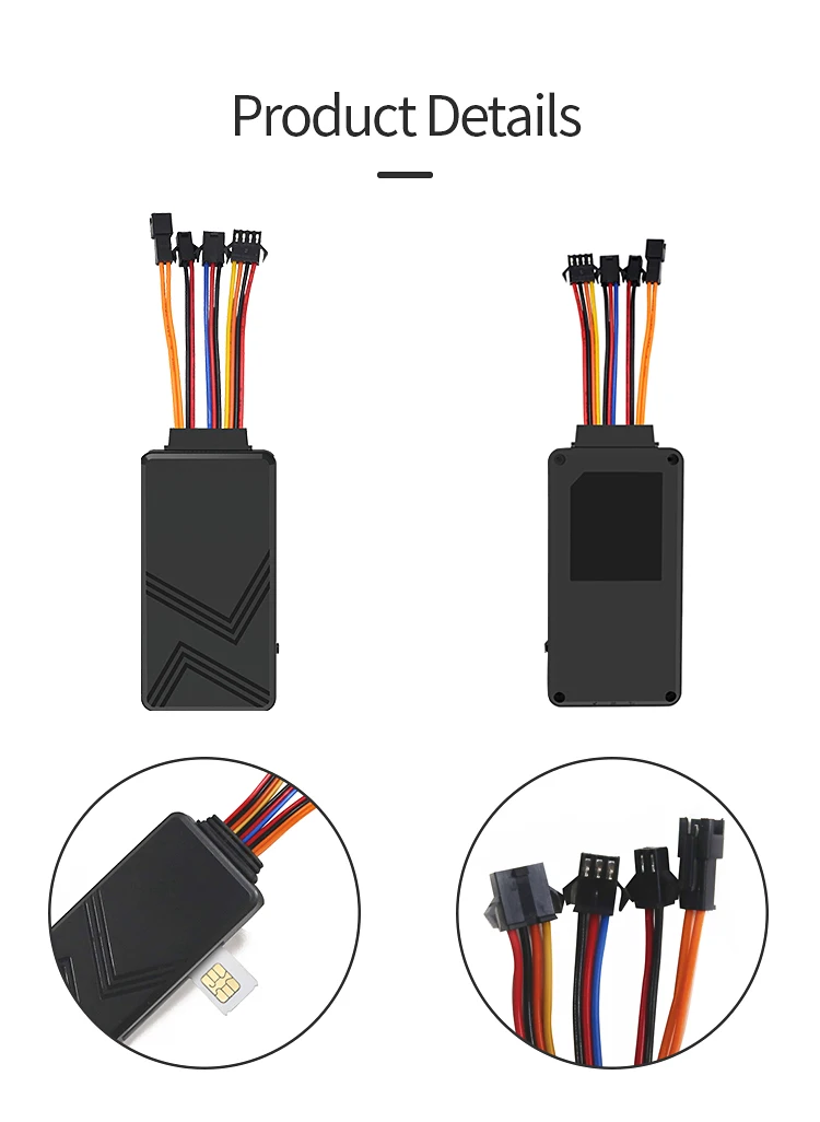 Cut Off Engine Remotely 2G Gt01 Wired Gps Tracker With Relay  Suitable For Motorcycles Electric Bicycles