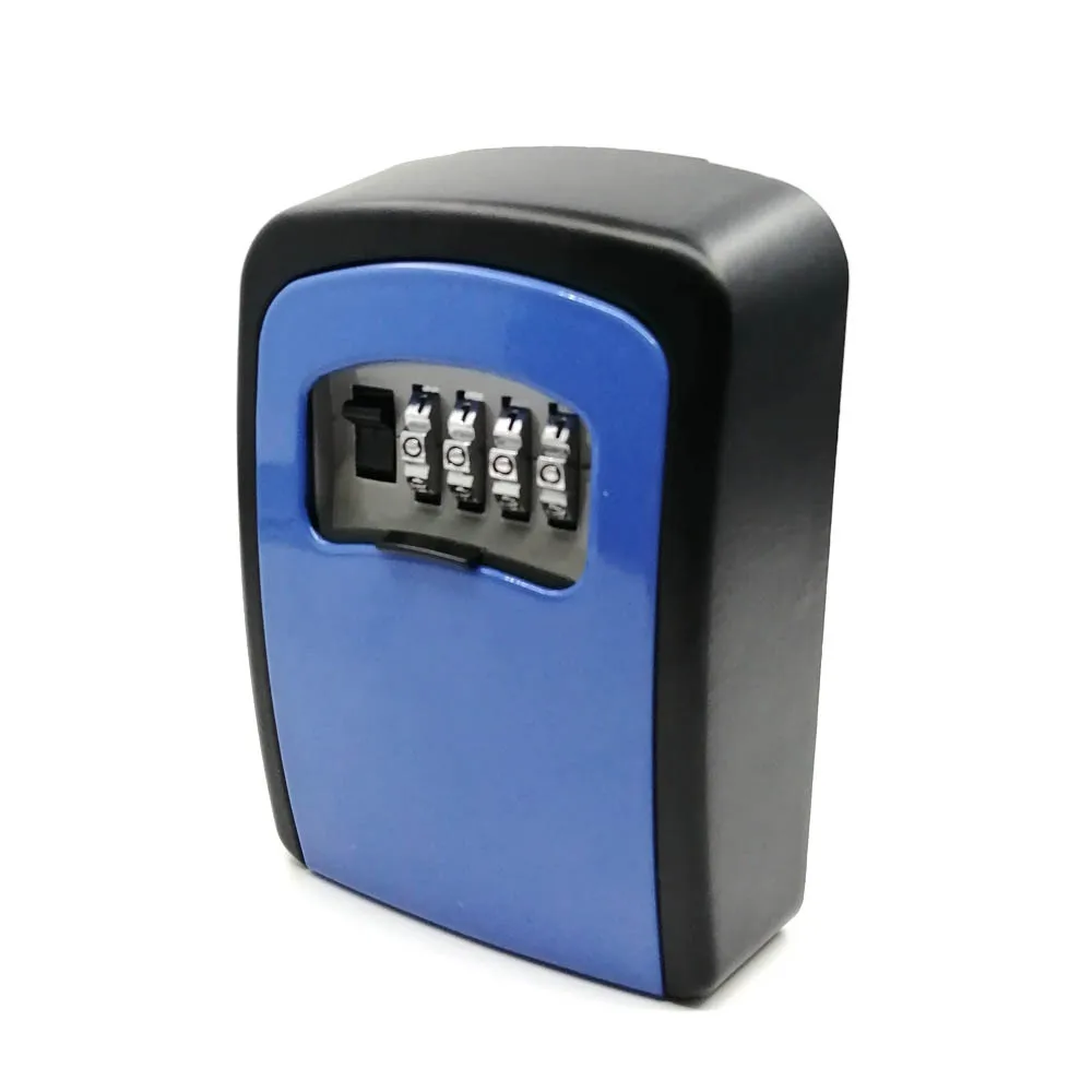 Outdoor Digit Wall Mount Combination Password Lock key safe box Aluminum Alloy  Keys Storage Box