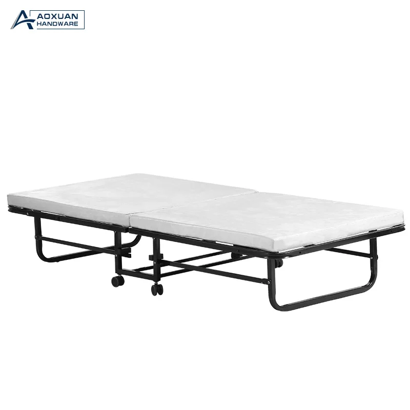 Low MOQ Single Moveable Hotel Folding Extra Bed