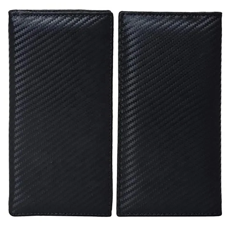 Hot Selling Leather Cheque Book Holder Checkbook Covers Wallet