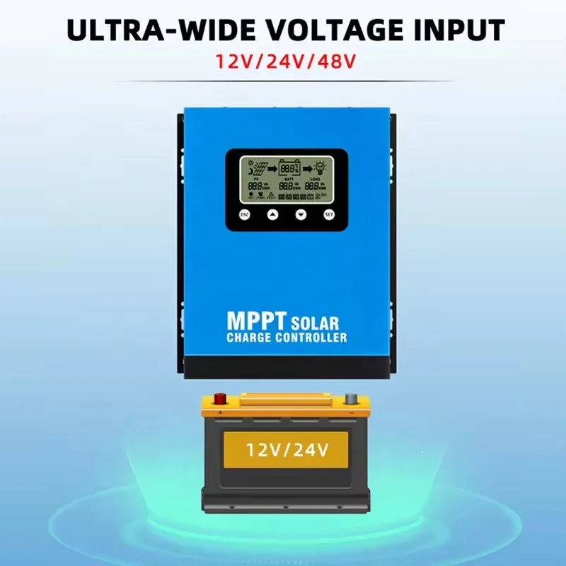 100amp MPPT 60A 80A 100A 120A Solar Charge Controller Auto 12V 24V 48V Regulateur for PV 160V Solar Battery Working Station