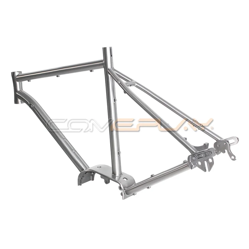 Wholesale Titanium E-Bike Frame Lightweight for Road Bicycles with BSA BB