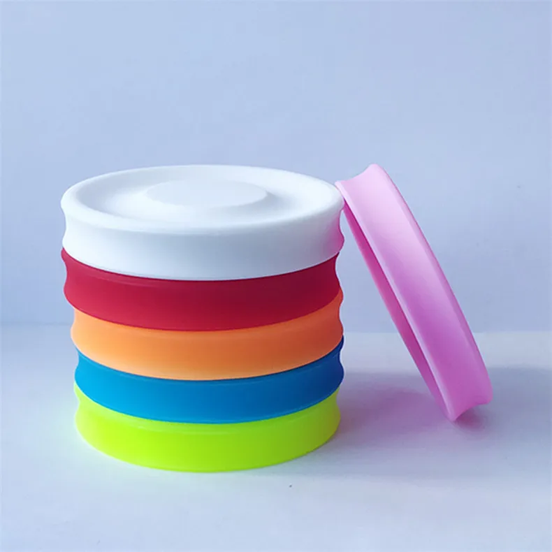 Mini Pocket Size Silicone Rubber Flying Disc Silicone Soft Flying Frisbeed Disc for Boomerang Outdoor Sports