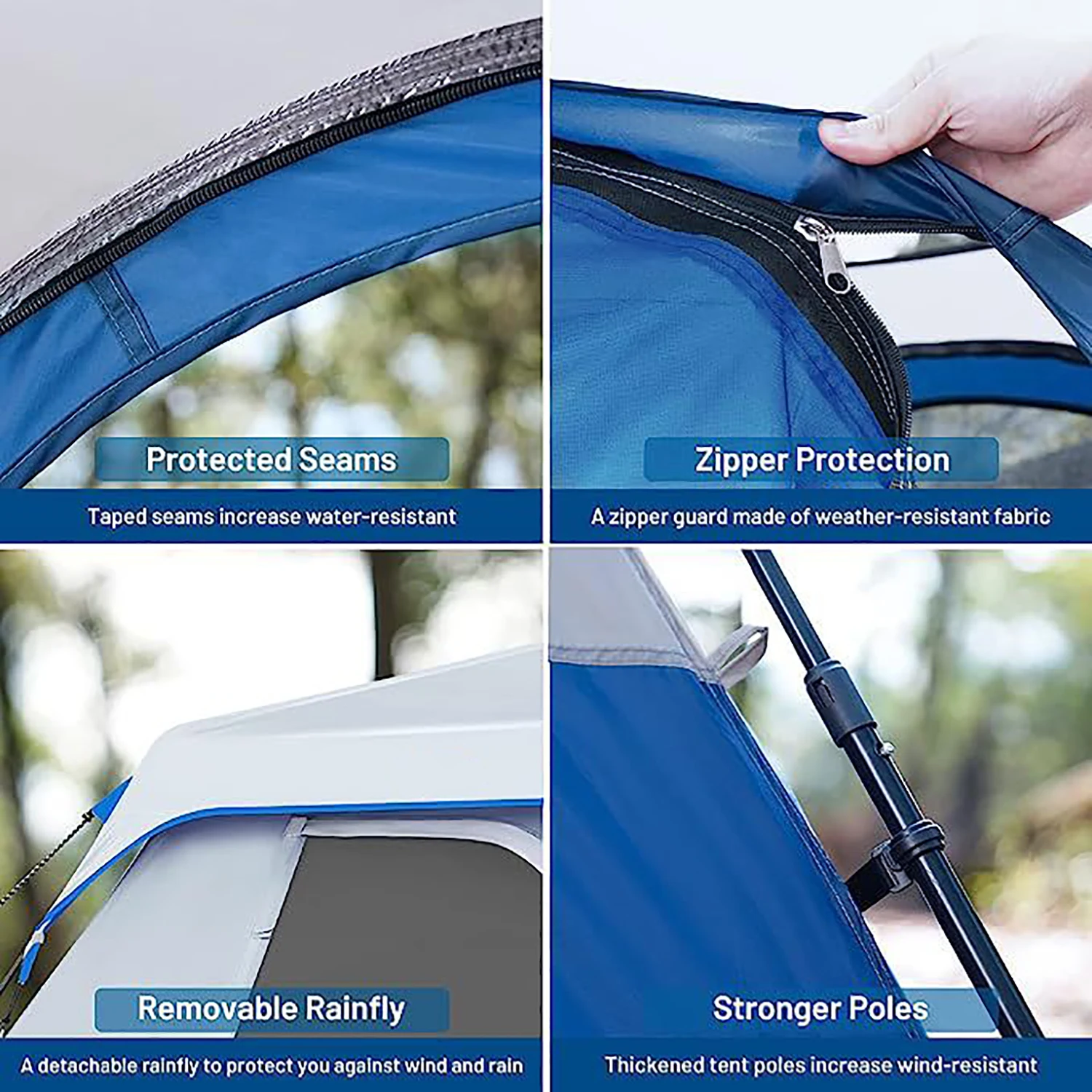 Outdoor Camping 6 Person Tent Europe and The United States Manufacturers Customized