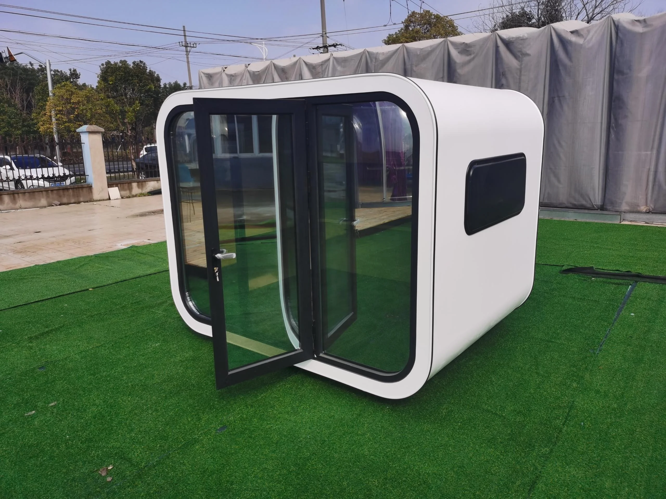 Insulated Garden Offices Mini Office Pods Customized Home Backyard Office Pods Prefab Soundproof Studio Shed