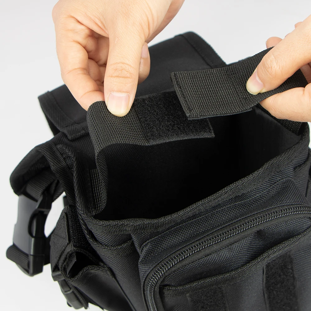 Travel Hiking Motorcycle Tactical Riding Canvas Thigh Drop Leg Bag Waist Belt Bag