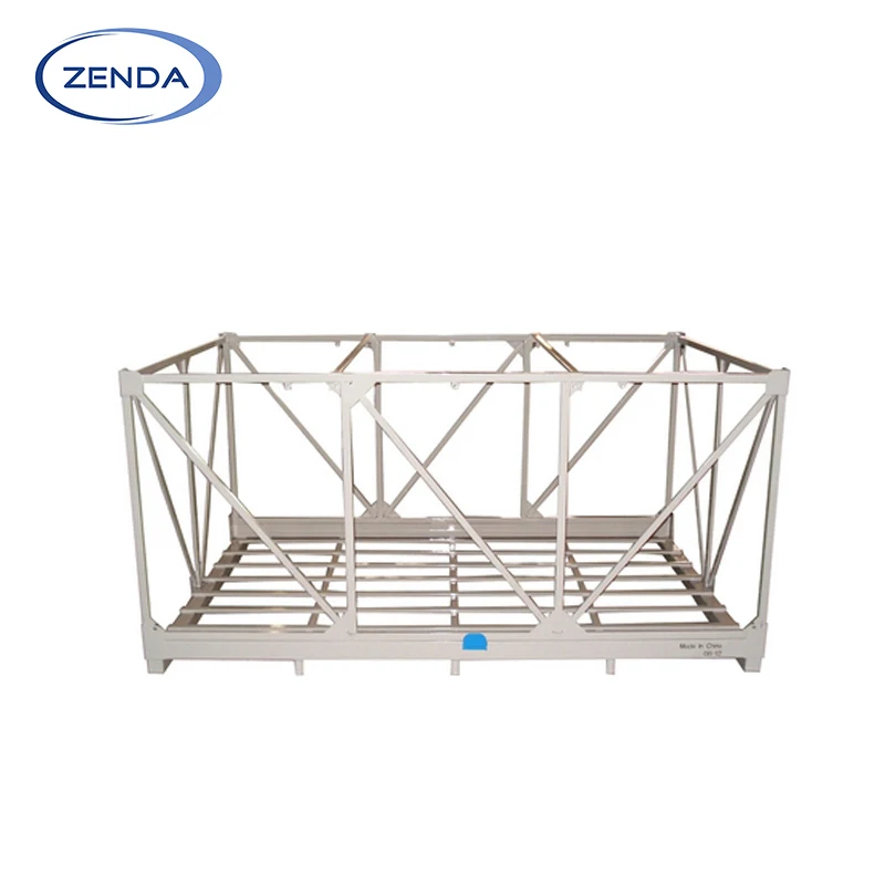 Складной/складной металлический поддон стойки Stillages клетка