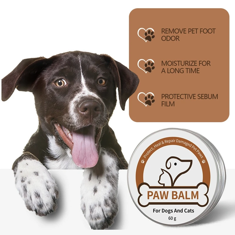 OEM / ODM Pet Supplies Products Private Label Natural Paw Wax Protection Soother Paw and Nose Custom Pet Paw Balm For Dogs Cats