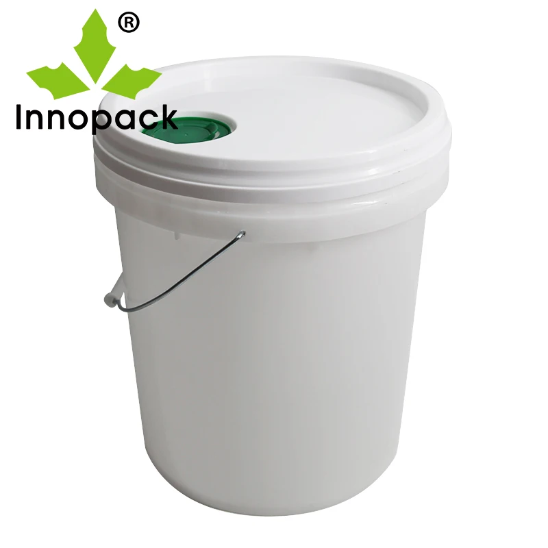 Supply food grade 18lt Plastic Pails 18L Plastic Bucket With Lid and  Spout Covers For Packing Food For Paint
