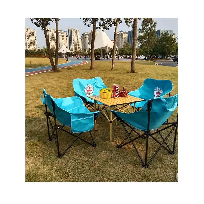 Free sample Low price Wholesale new style modern park carbon steel Outdoor Garden Picnic Folding Camping tables