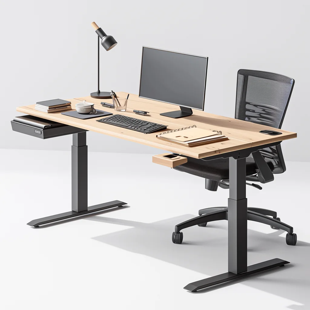 Double Motor Office  furniture house Electric Adjustable Height Tables Executive  Standing smart gaming table