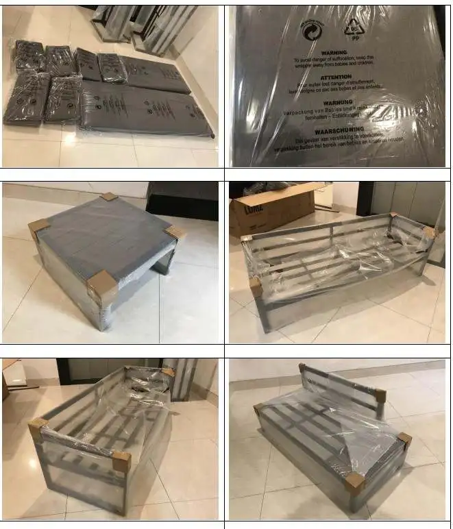 Hot Sale Modern Leisure Style Outdoor  Waterproof  PE  Wicker Patio Rattan Sofa Set With Coffee Table