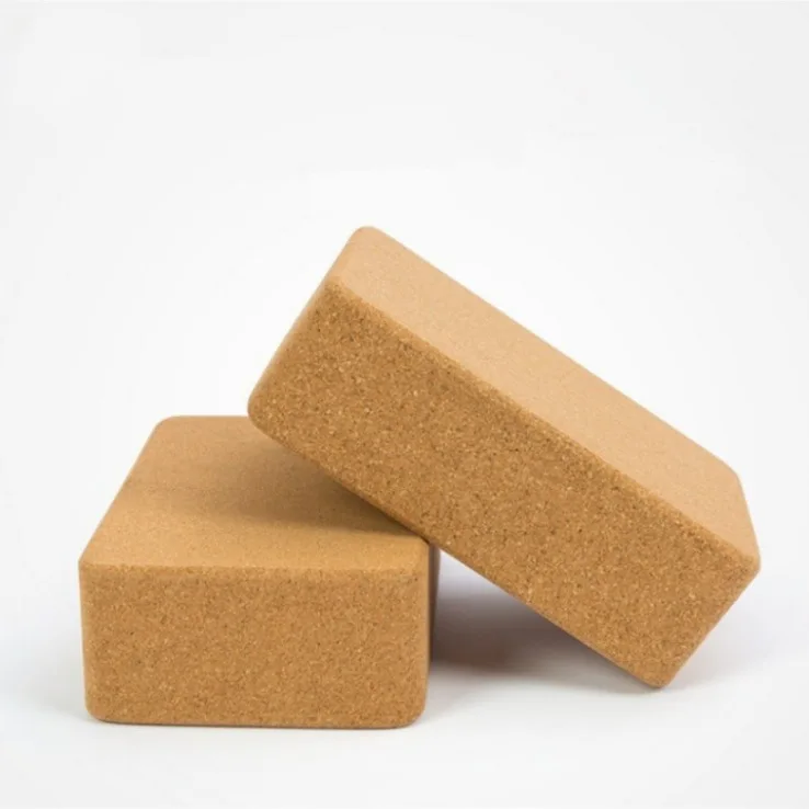  high density block yoga cork 100% in 3*6*9 inch