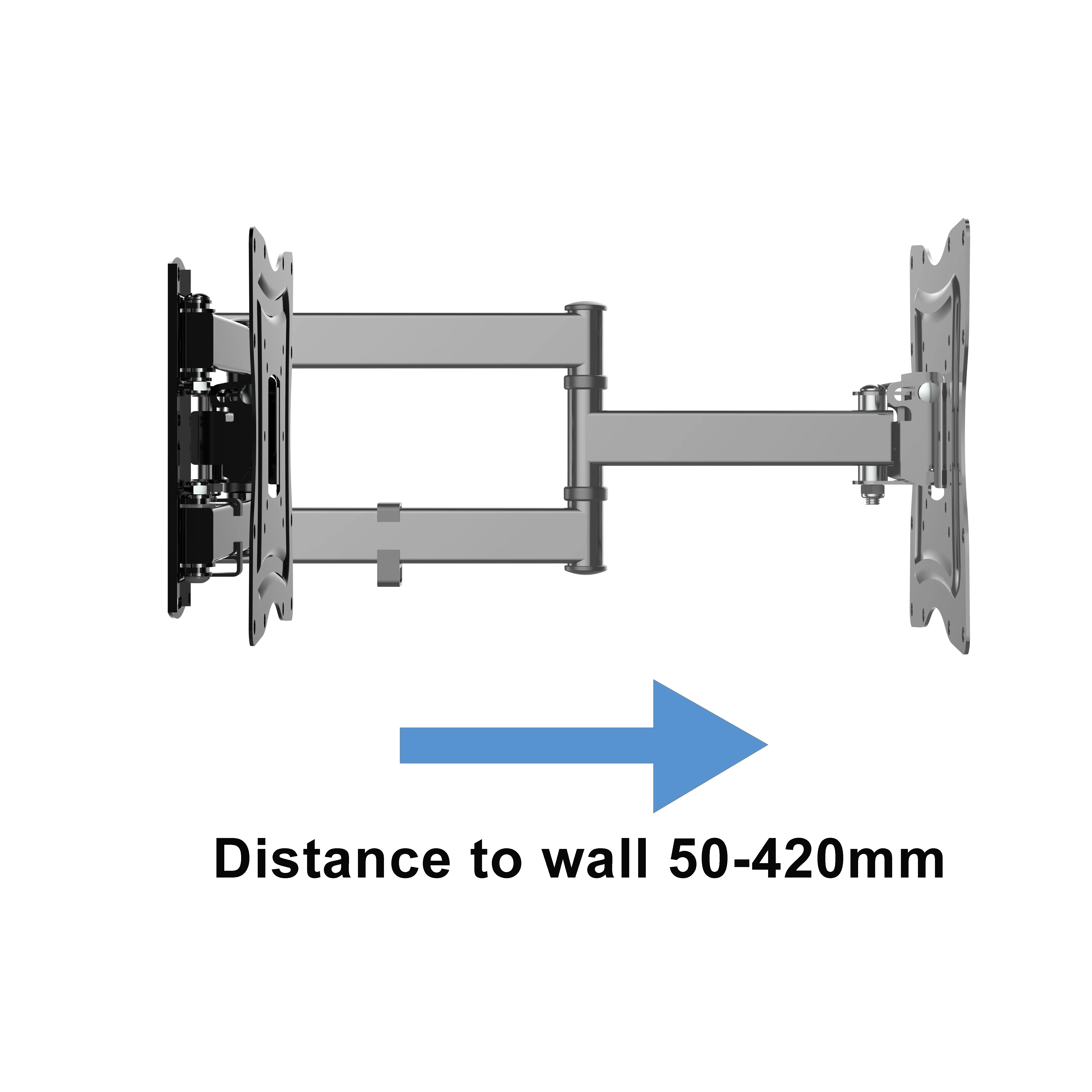 25kg Load Capacity Full Motion Adjustable Lcd Led 180 degrees Swivel Soporte Para TV Wall Mount Bracket Stand