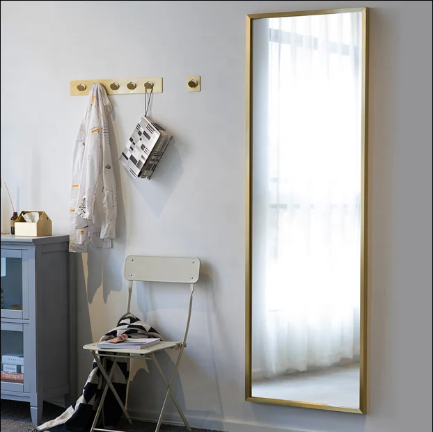 Classic Modern Eye-catching Antique Favourable Price Square Stainless Steel Frame Mirror Frame