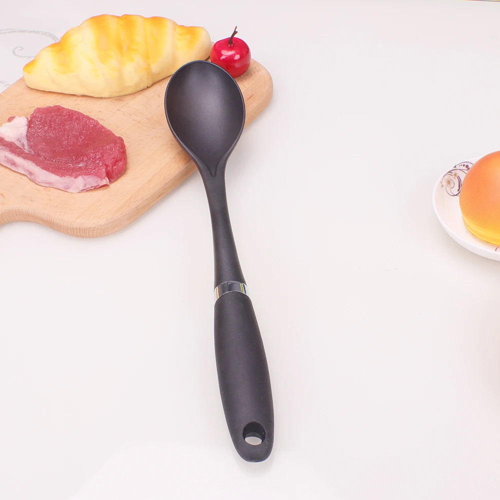 New Heat-resistant Non Stick Kitchen Accessories Spatula Skimmer Ladle Cooking Tools 10pcs Copper Silicone Kitchen Utensils Set