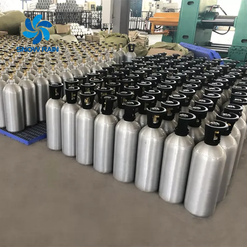 Factory Sale CE and DOT 57 Litres Co2 Cylinder Industrial Gas Co2 Food Cylinder 150bar Co2 Cylinder 2kg