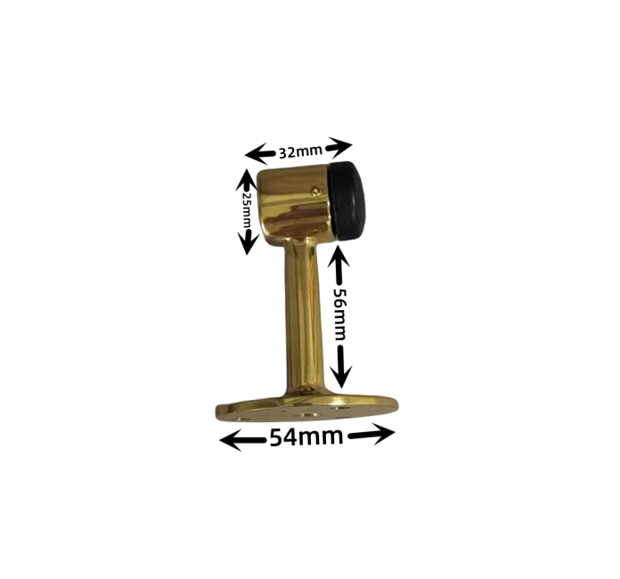 Factory Direct Sale High Quality Brass Door Stopper with Wall Mounted