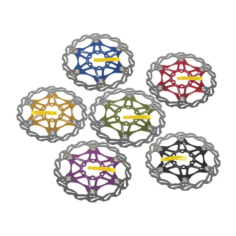 Snail Mountain Bike Floating Disc Bicycle Brake Pad Six Nails Brake Disc 180mm 160mm 203mm Bike Disc Brake Rotor