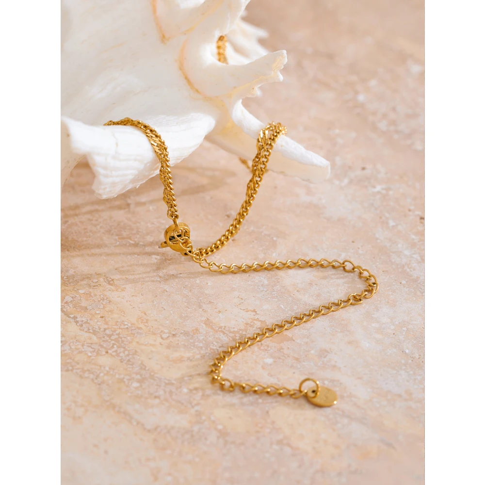 JINYOU 4273 Summer Stylish Stainless Steel Tarnish Free Waist Chain Body Chain for Women Body Accessories with Cross