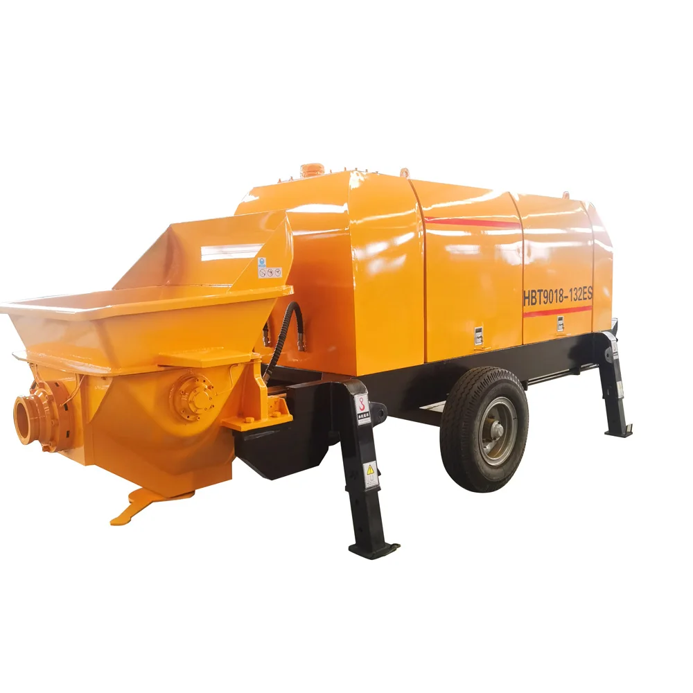 The Latest Design Of Diesel Concrete Small Concrete Pump For High-Rise Buildings And Other Projects