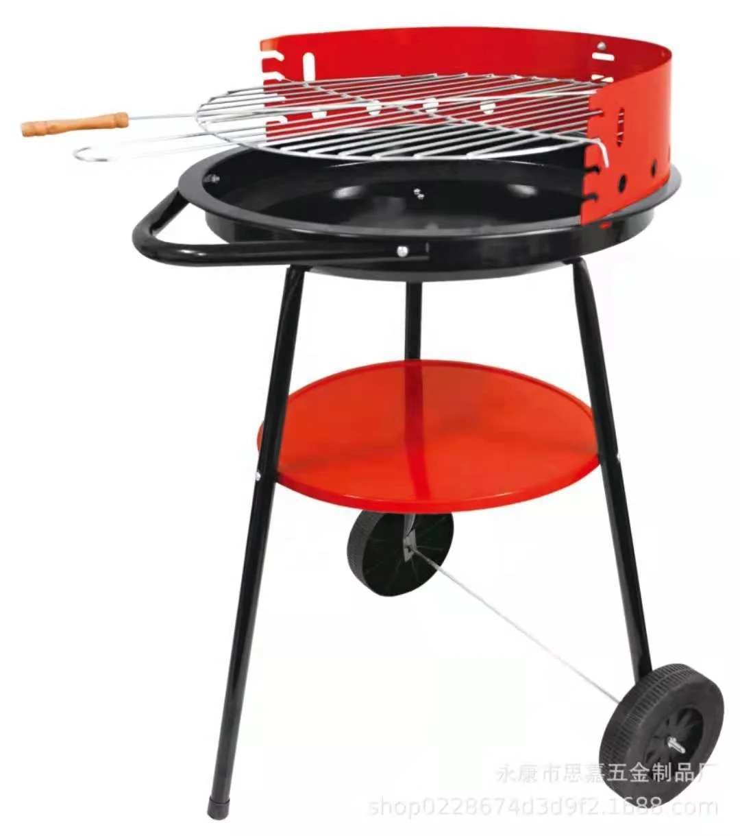  customize 14 inches Mini Apple round bbq stove colourful barbecue non-stick Ball barbeque grill garden outdoor kitchen