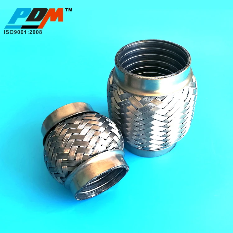 2 Inch Car Stainless steel Systems factory Auto Joint Bellows with Nipple Exhaust Flex Flexible Pipe