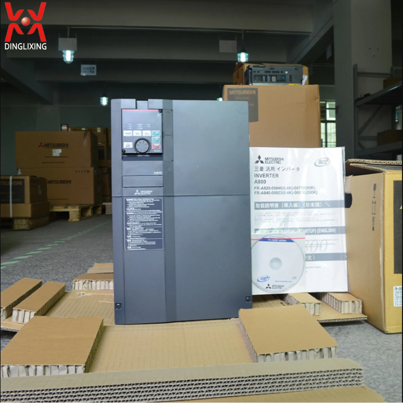 1 year warranty Mitsubishi Inverter Output Origin Type Product Place Model Current Frequency FR F840 FR-F840-00126-2-60