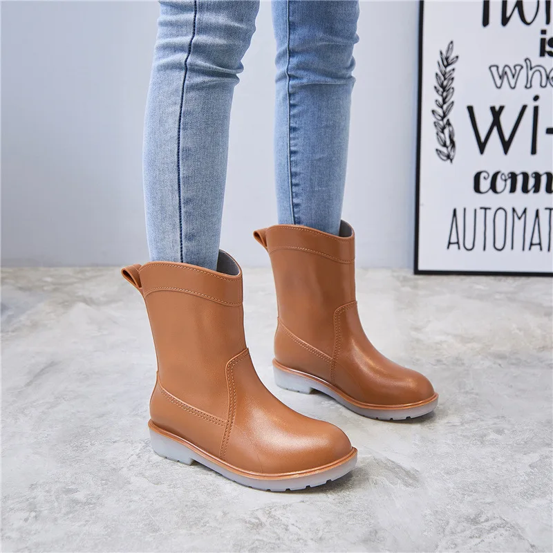 Wholesale fashion rain boot ladies rubber rain boots for women rain shoes boots price