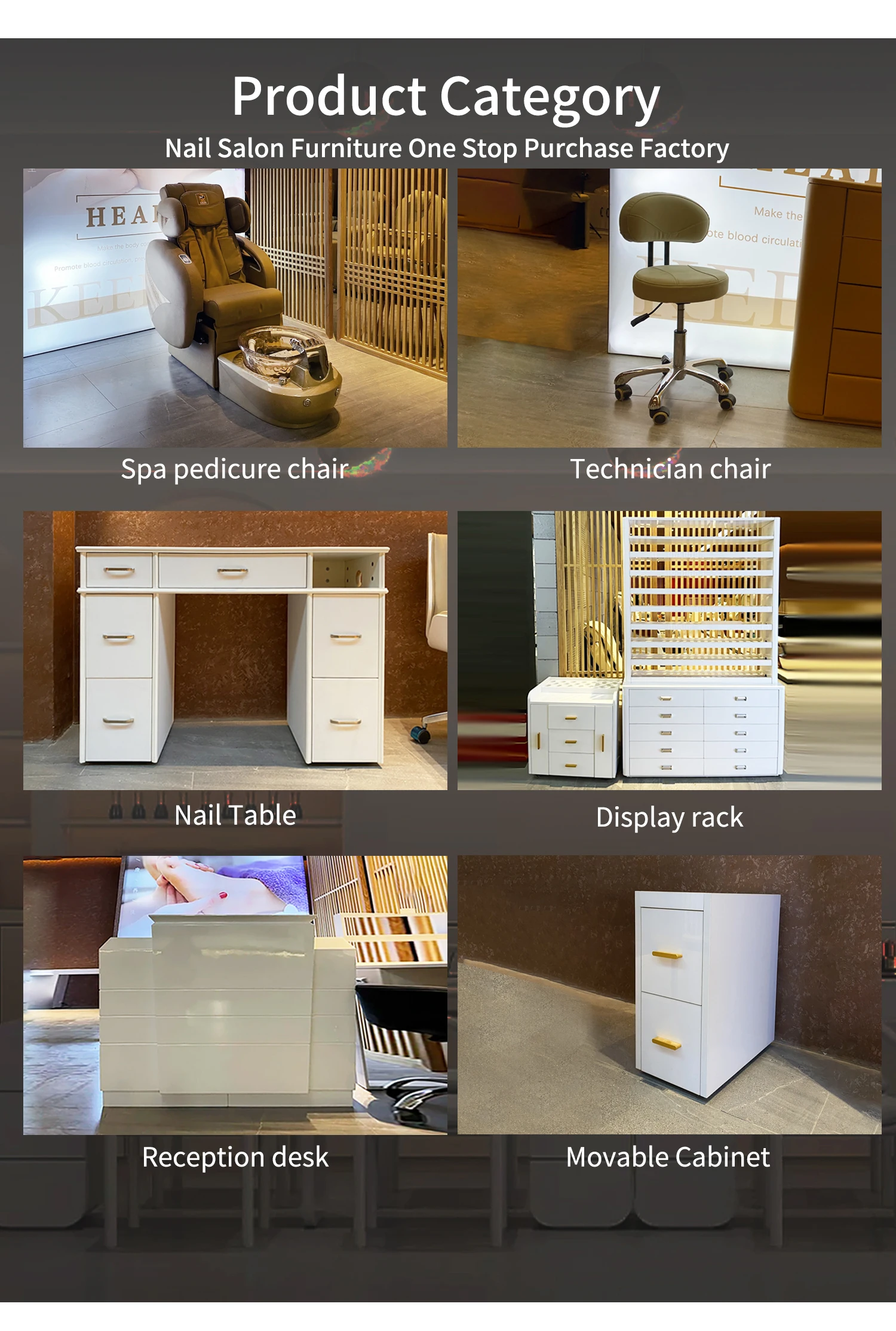 High End Nails Bar Station Salon Furniture Wood Nail Tables Nail Desk Manicure Table With with Fan and Drawers