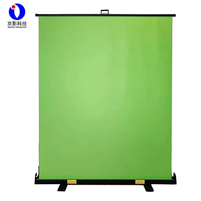 JingYing collapsible portable 200x145cm green screen background photo studio photography backdrop with stand
