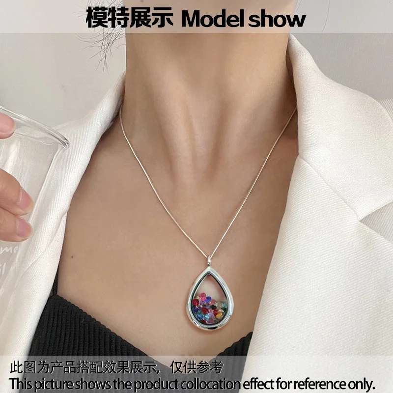 Wholesales316L stainless steel glass floating locket living memory floating locket Drop put floating living charms as gifts