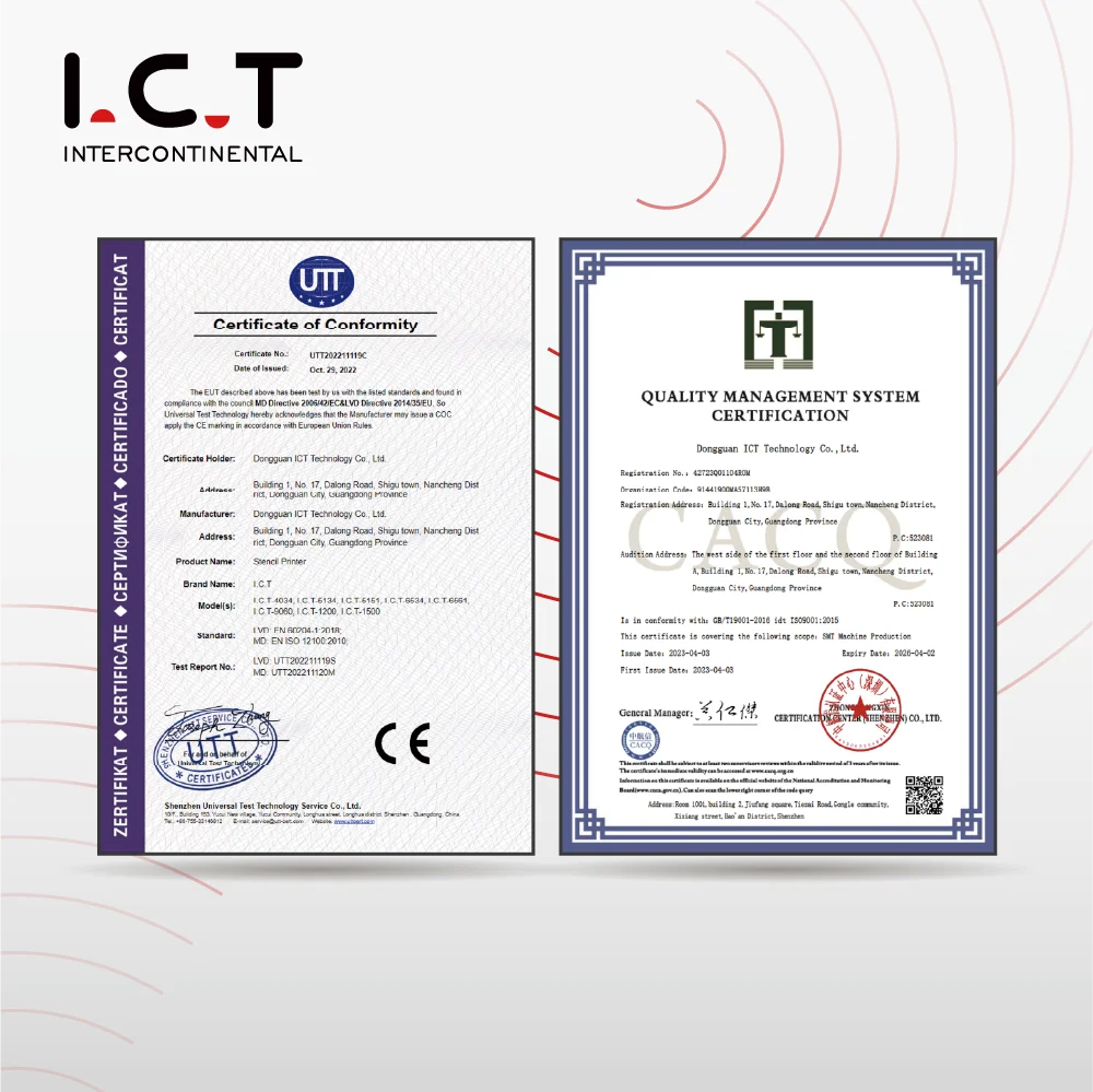 ICT SMD Machine Solder Paste Inspection SPI Testing Electronics Production Machinery for Efficient SPI Inspection