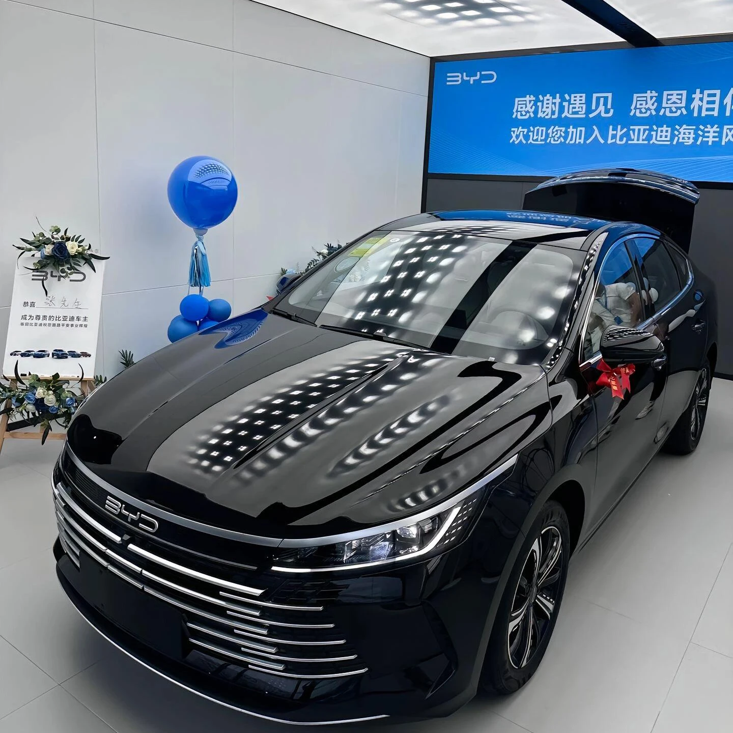 2024 byd destroyer 05 honor edition dm-i черный цвет Гибридный высокоскоростной электромобиль