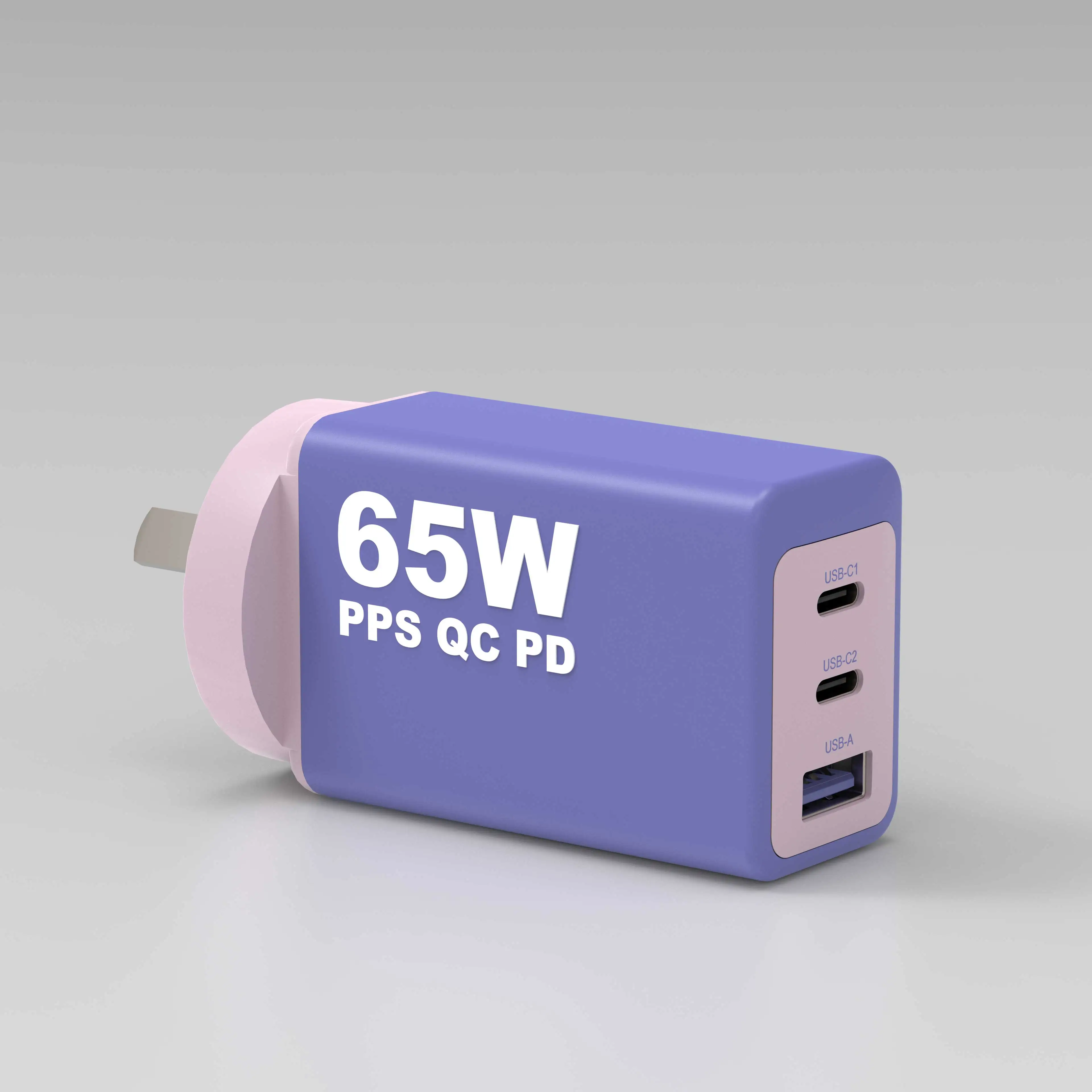 Универсальное дорожное зарядное устройство KYT, 65 Вт, с вилкой Стандарта Австралии, usb 3,0, Тип c, для ноутбука, бесплатная доставка, зарядное устройство для iphone, apple, samsung